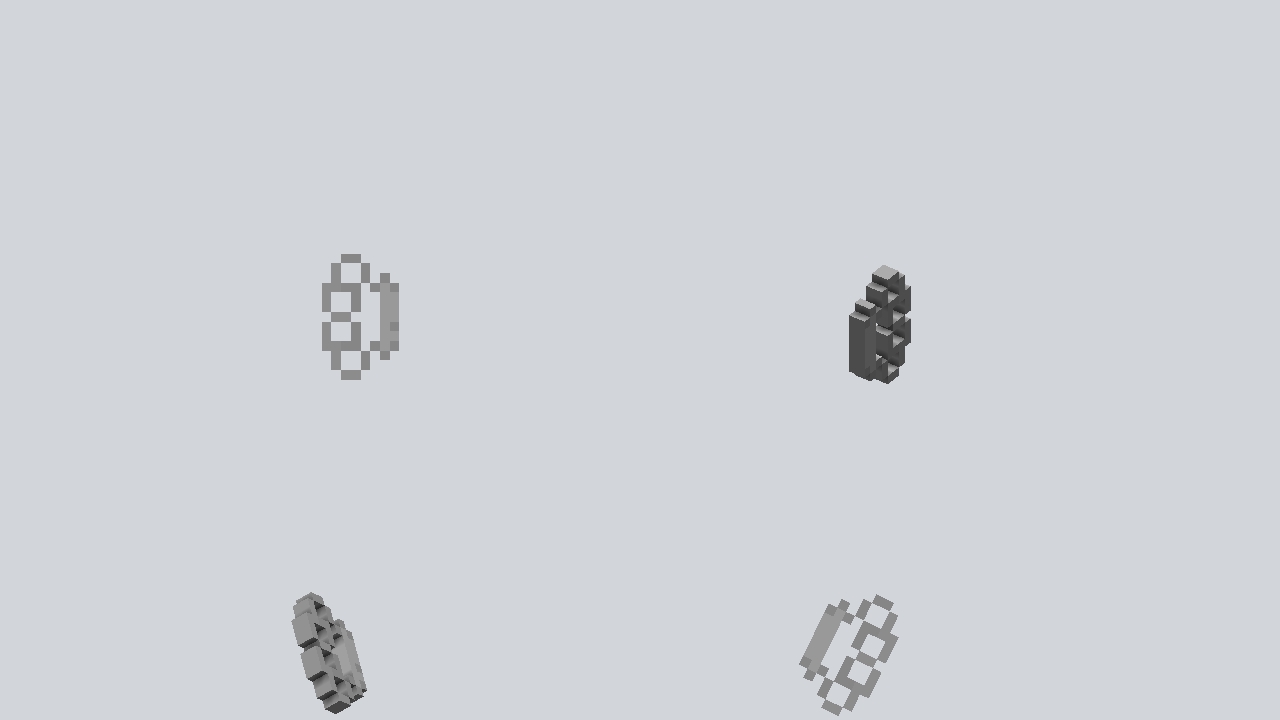 Brass knuckles - Metallic