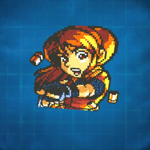 The girl whit bullets