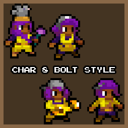 Char 8 Bolt Style