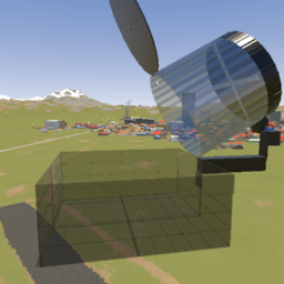 Low big Blender with glass box open