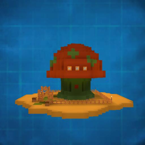 Mushroom House Leaves