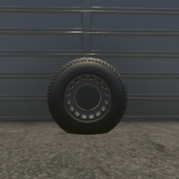 the actual car wheel