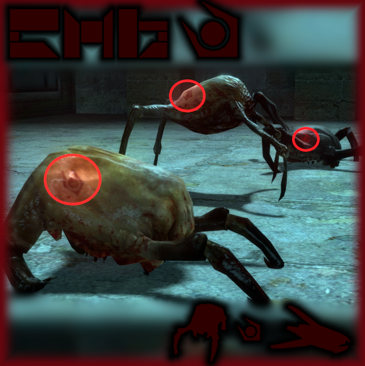 Combine Branded Headcrabs (+ Variants & Lambda Lamarr)
