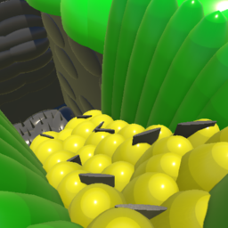 Giant Hole With mountain