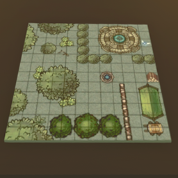 Mysterious Forest TTRPG map- RIGHT SIDE