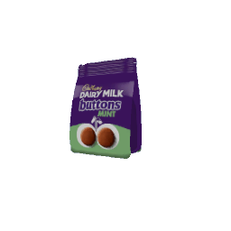 Chocolate Pouch - Mint Buttons