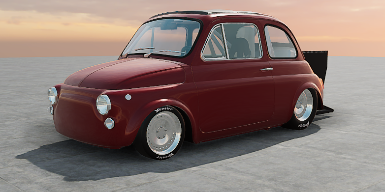 Fiat 500 Drag Pack