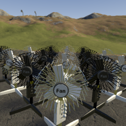 Bunch Of Working Actived Fast Fan