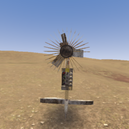 Very Old Rusted, Dirty Fan