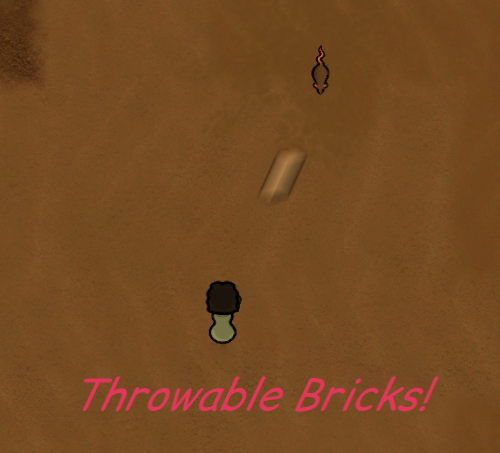 Throwable Bricks