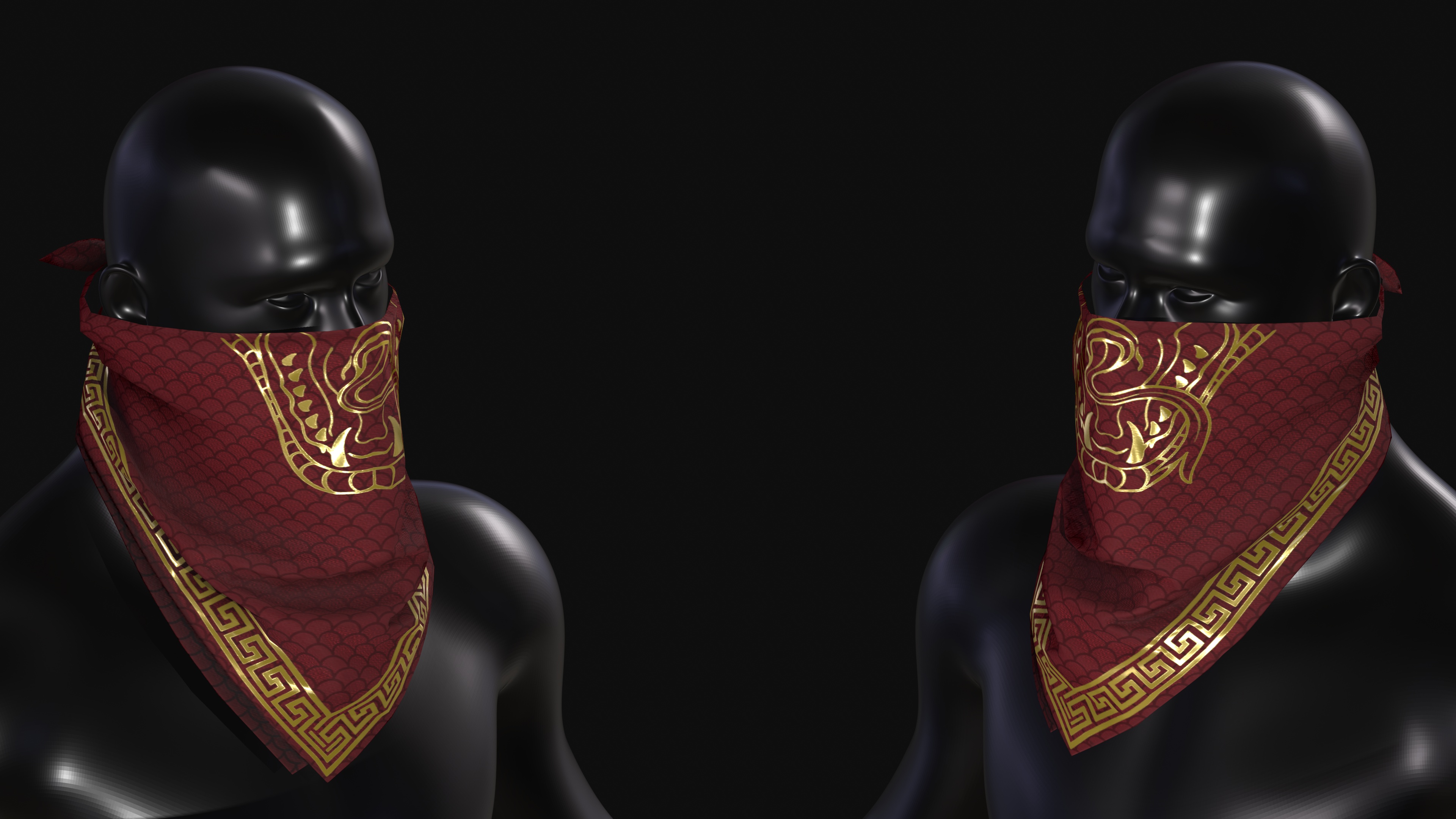 Golden Fang Bandana