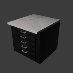 Counter With Drawers