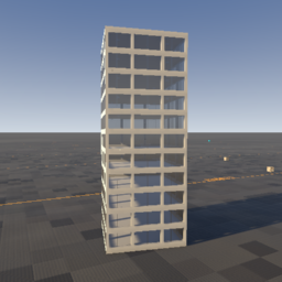 23.7m Normal Building With light