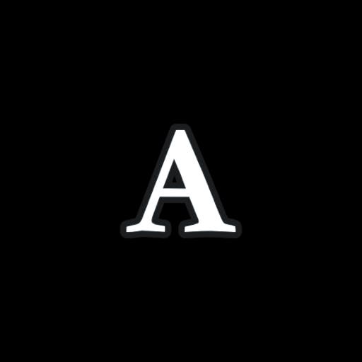 Lettering - A (Garamond)