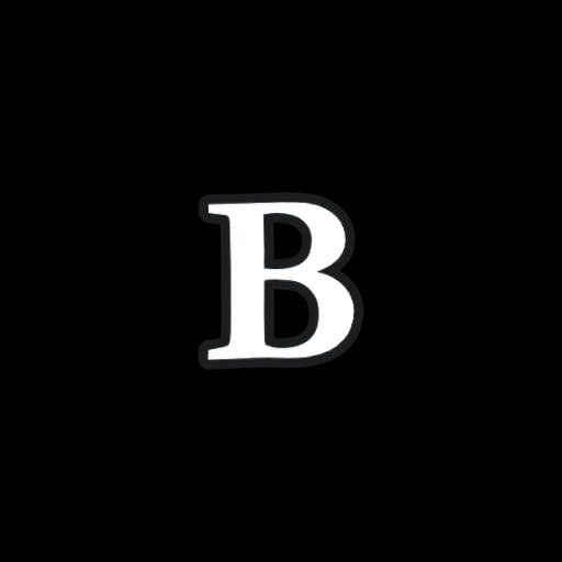 Lettering - B (Garamond)