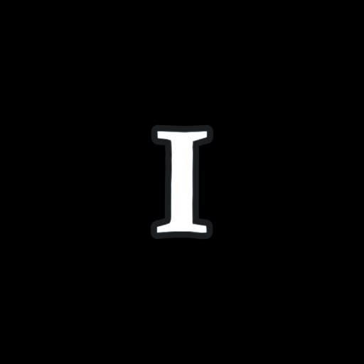 Lettering - I (Garamond)