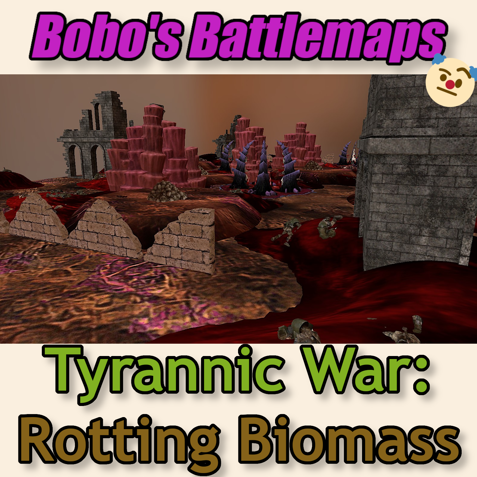 40k Tyrannic War Crusade Map (44x60): Rotting Biomass