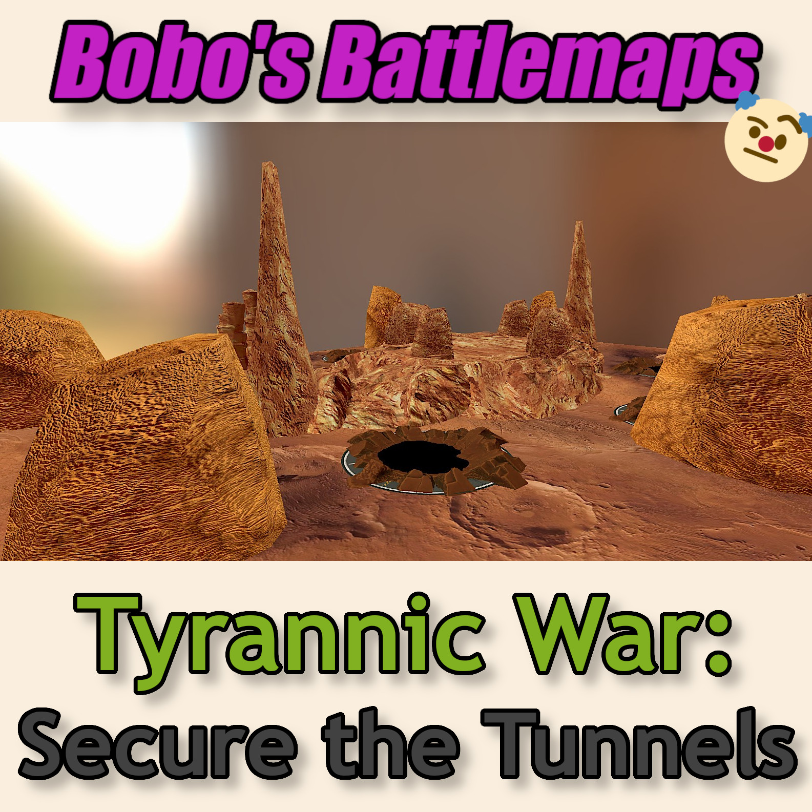 40k Tyrannic War Crusade Map (44x60): Secure the Tunnels
