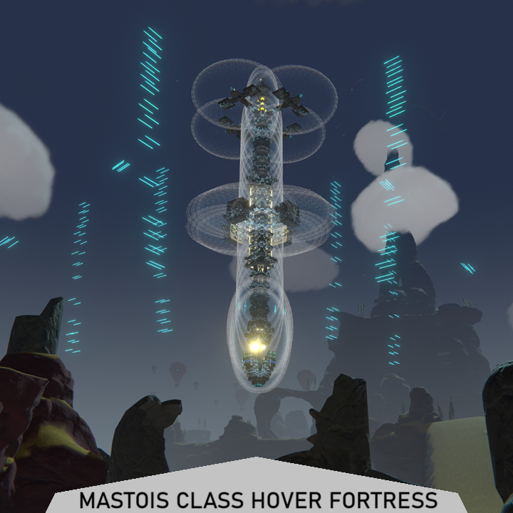 Mastois Class Hover Fortress ------ Recolored
