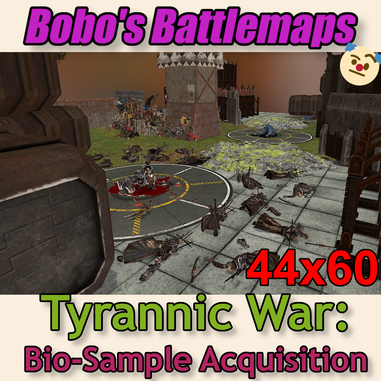 40k Tyrannic War Crusade Map (44x60): Bio-Sample Acquisition