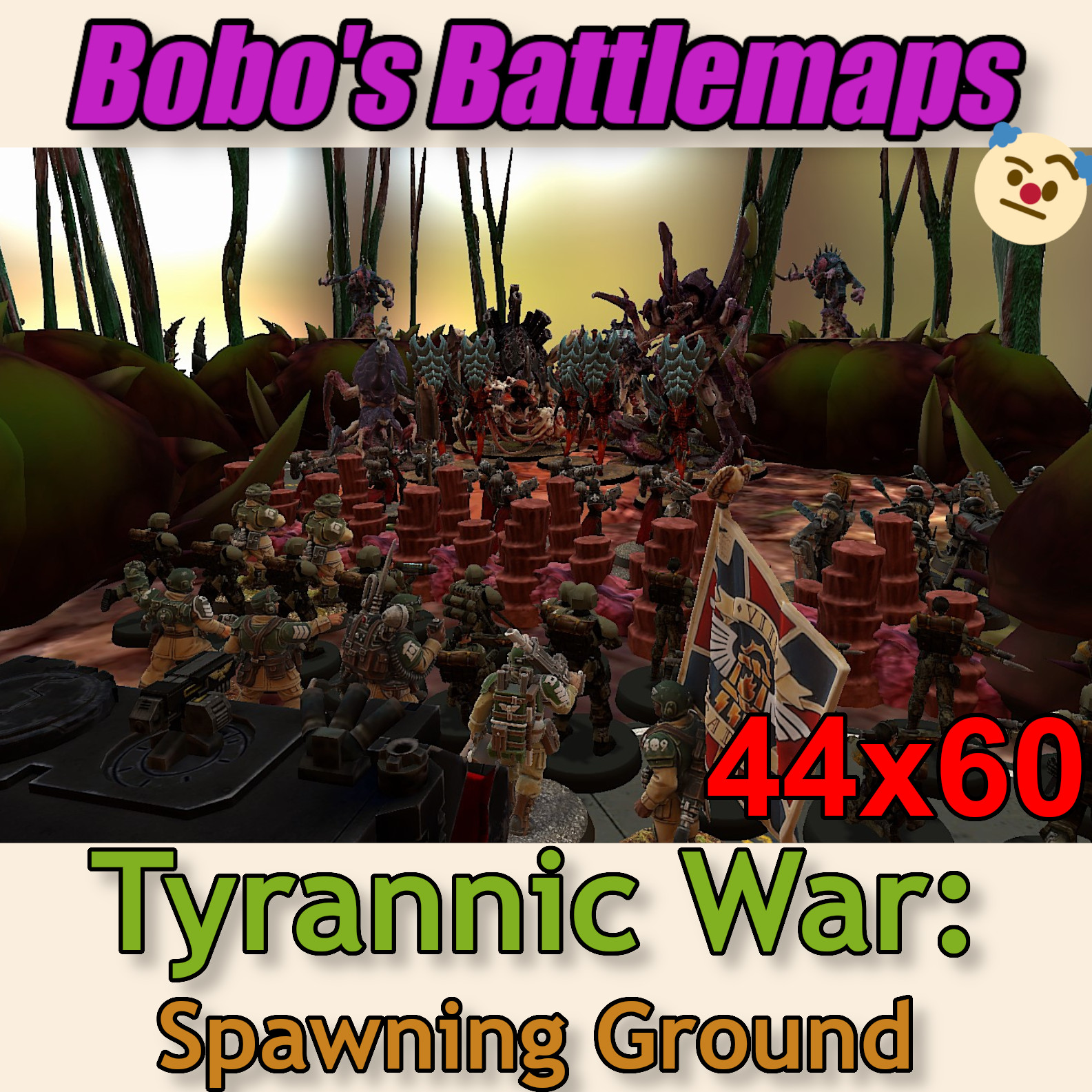 40k Tyrannic War Crusade Map (44x60): Spawning Ground