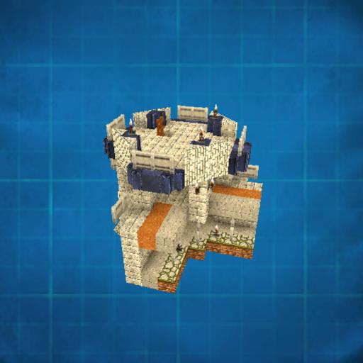 Castle Wall Corner Tower
