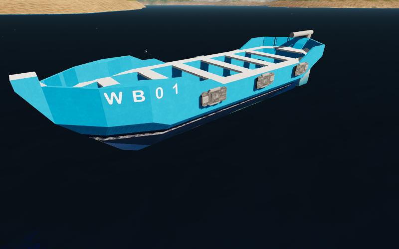 FLETCHER MOTOR WHALEBOAT SV ( and decco )
