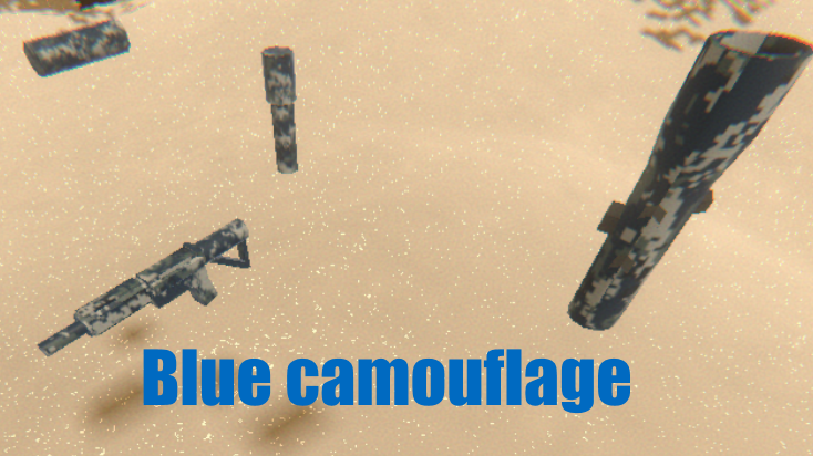 Blue camouflage – Unturned Mod