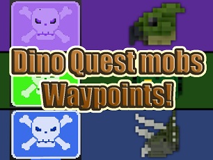 Dino Quest Mobs Waypoints
