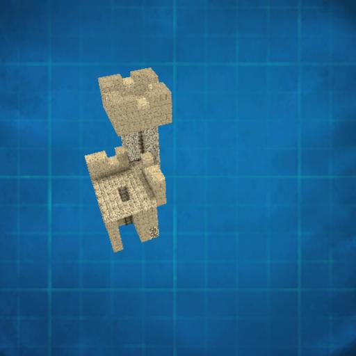 Fort - Corner w tower 7x8x15