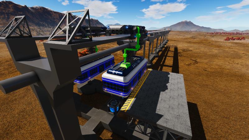 SkyLine Monorail Carriage