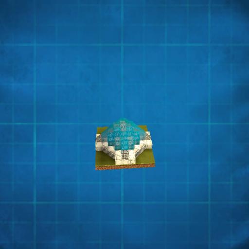 Small crystal fountain