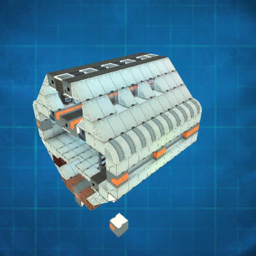 StarTrader Hull Section-Facing Front