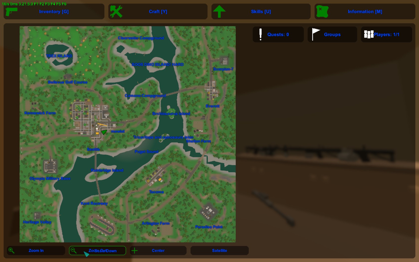 washington dinosaurs – Unturned Mod