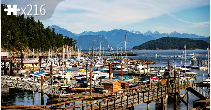 Small boat marina