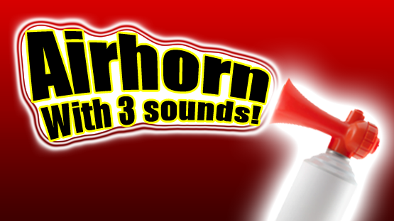 Airhorn with 3 Sounds