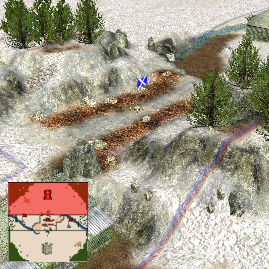 Winter In Stronghold 2 - Duel Map