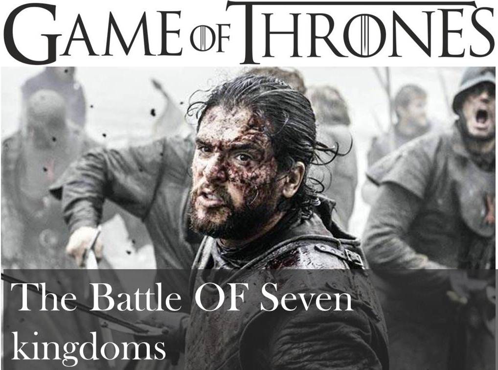 [Game OF Thrones ]  New map 2017-- The Battle OF Seven kingdoms