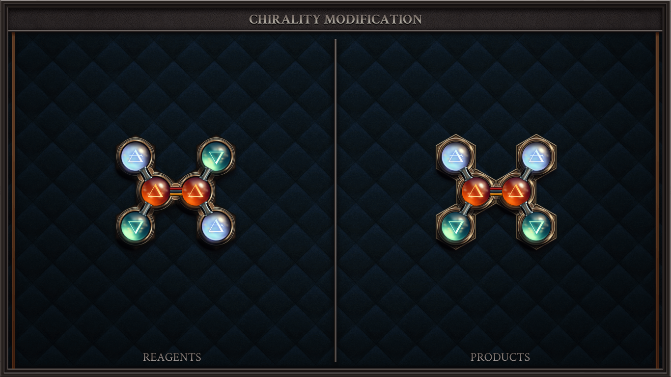 CHIRALITY MODIFICATION