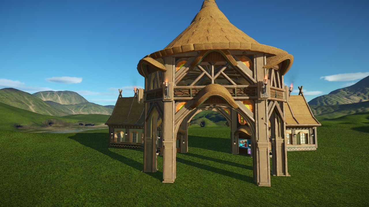 Tropical / Tiki Park Entrance