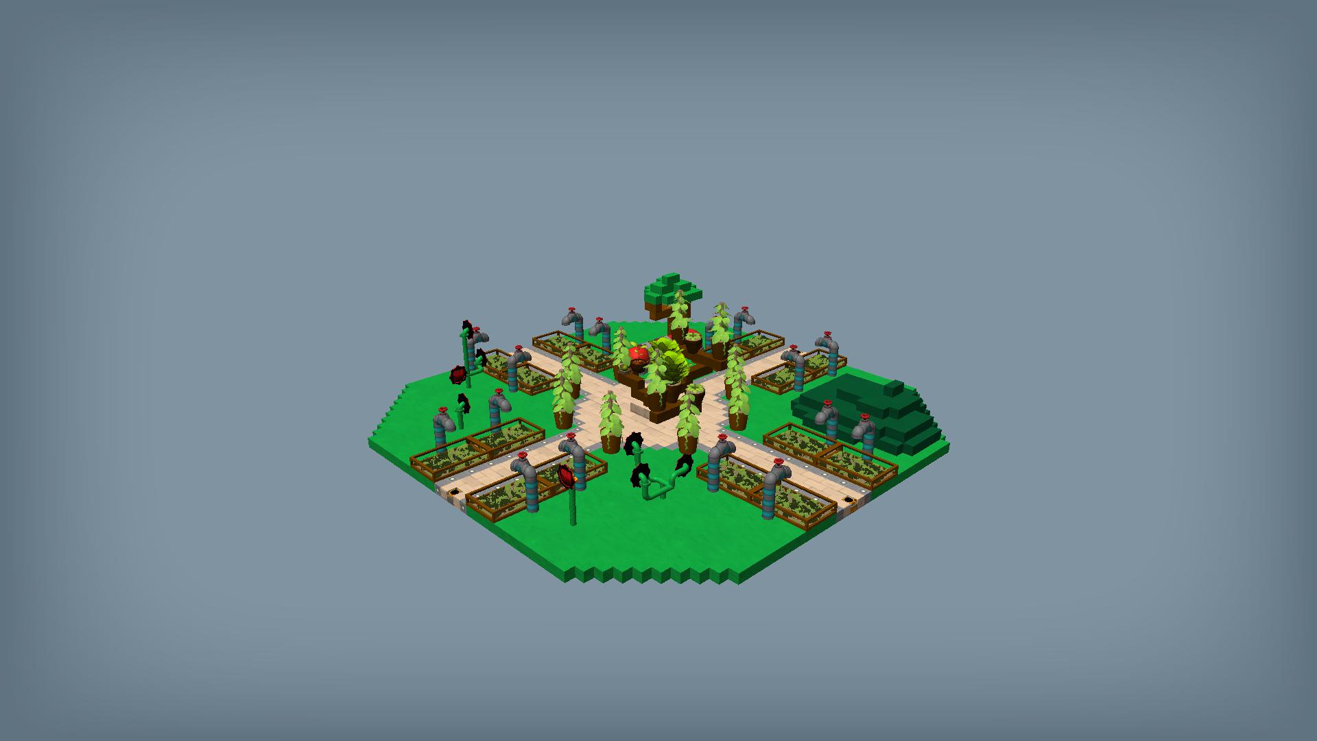 Scrap man garden