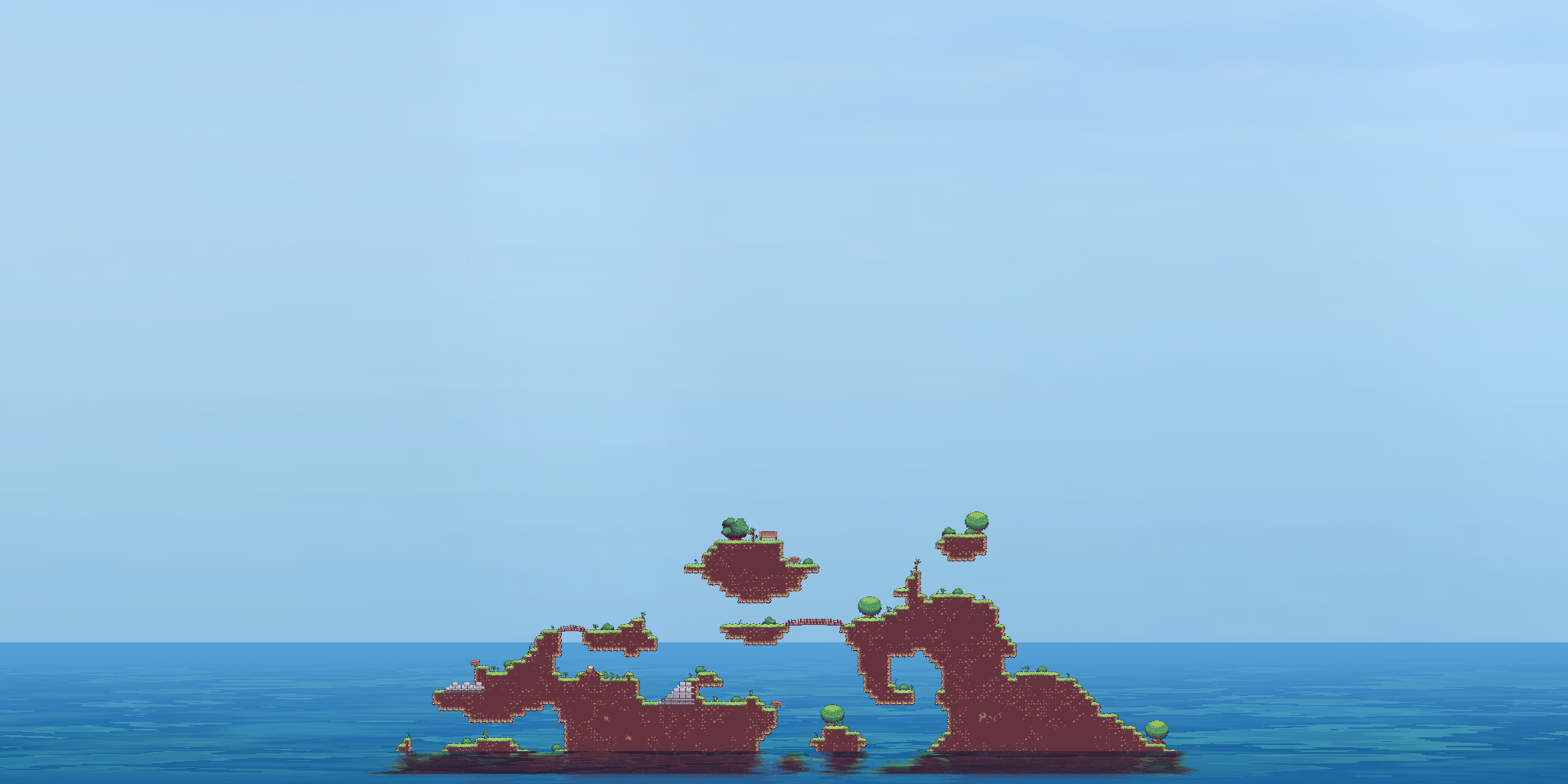 Pixel landscape