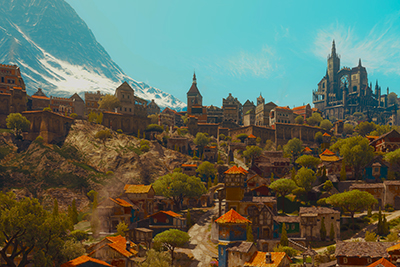 Beauclair Panorama  -  Witcher3
