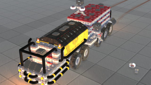 truck with crew