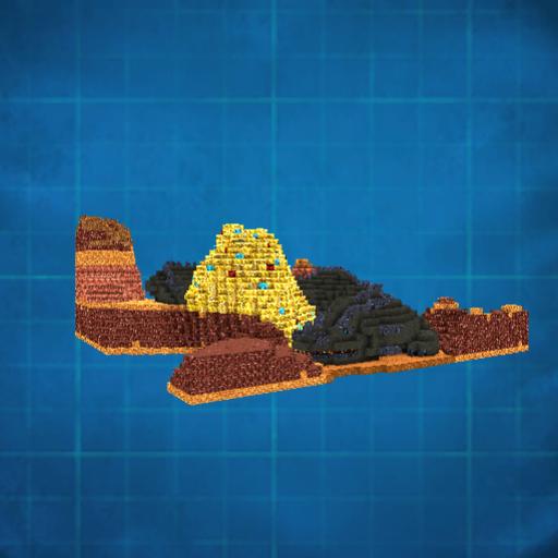 Wingless Dragon with Treasure