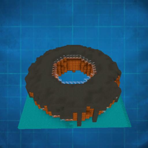 Giant Chocolate Donut