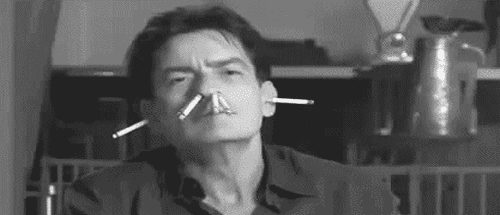 charlie sheen cigarettes gif Steam Community :: Screenshot :: Charlie Sheen Gif