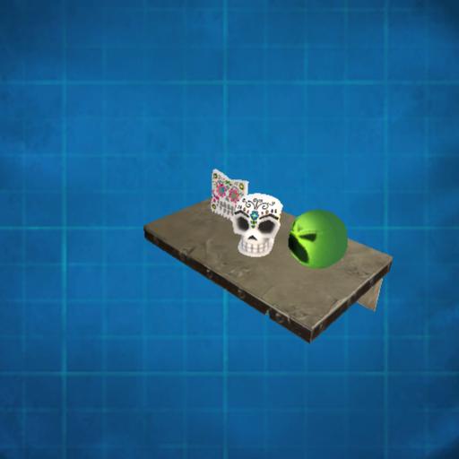 Decor - Haunted - Skulls 3