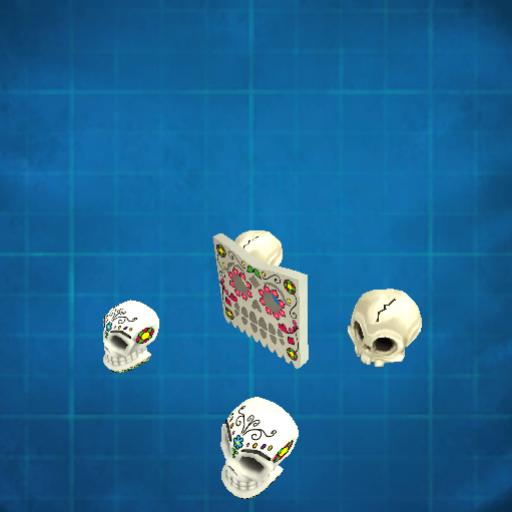 Decor - Haunted - Skulls 6