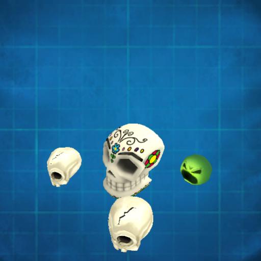 Decor - Haunted - Skulls 7